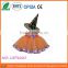 witch hat party tutu set, girl halloween party pettiskirt, Baby Clothes Wholesale Toddler Girls Fluffy Satin Black Zebra Print