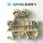SEK-4/2-2 double level brass screw terminal block