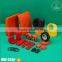 OEM Colored Coated Injection Molding Roller Wheels Polyurethane pu Plastic Pulley Bearing