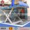 2000kg cheap sale stationary scissor lift home elevator/double scissor car lift