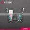 Wall Mount Toothbrush Double Stainless Steel Tumbler Glass Holder