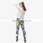 Factory Price 3d Digital Full Print Colorful Womens Gym Leggings Printed