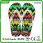 Fashionable Custom Printed brand Lady Rainbow flip flops