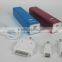 2015 Portable Power Bank 2600mAh Real Capicity Power Bank Portable Universal Powerbank For Phones