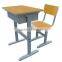 Student Desk and Chair/metal Wooden School Furnitures