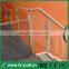 glass indoor straight stairs balustrade railings designs