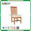 Simple design outdoor or indoor dining room wooden chair