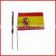 14*21cm Spain flag,hand small flag