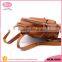 Fashion Vintage Oil Wax Genuine Leather Mini Girl's Backpacks