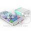 colorful 4 LED light 5200 mAh smartphone power bank AC charger