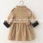 Wool trendy girls winter dress coat fashion cheap