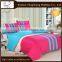 pure cotton twill printing bedding set, stitching color