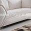Luxury Italian New Classic White Fabric Sofa Set 1+2+3 AL045