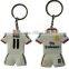 personalized cheap custom design rubber keychain, 2d custom shaped soft pvc keychain