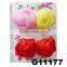 wholesale hot pin satin rose flower hair clips hair accessories