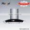 Stainless steel filter Chinese kitchen exhaust range hood with prices