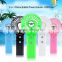 Mini usb fan for phone battery charging with removable 3000mah power bank usb fan hf-301 compatible with other power banks