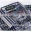 Men's office casual Plaid short sleeve Shirt