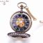 High quality japan movement empty pocket watch necklace