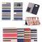 Stripe Wallet Leather Case for Samsung S6 Edge