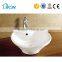 Round wash hand basin with one hole,bothroom ceramic basin