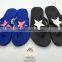 Summer nude beach thong slipper rubber flat flip flops for ladies