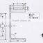 furniture bracket 90degree angle rail bracket SST
