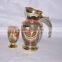glass silver design water drinware set