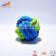 Dog Chew Rope Toy Monkey Fist With Cotton And Tennis Ball