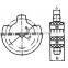 Nylon gear wheel