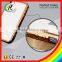 OEM Metal plate phone case for iPhone 4 Color Painting Soft TPU Back Case