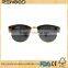 2016 wholesale wooden frame sunglasses polarized lenses