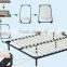 Easy assembly wooden bed frame/wooden slats bed frame/twin size with 6legs