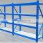 light duty blue and orange pallet shelving