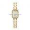New models fashion square silicone band diamond watch women bracelet