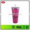 Bpa Free Double Wall Plastic 24oz Custom Plastic Tumbler