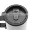 12V 450ml Stainless Steel Car Heated Cup Electronic Thermal Travel Mug Insulation Silver