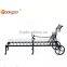 outdoor aluminum antique chaise longue recliner chair