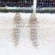 New style Micro setting earring Cubic zirconia Bridal earrings