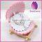 Velvet shell shape box shell ring box velvet packaging box ring box