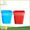 Creative Colorful Mini Flower Square pot Wholesale Flower Pots Small Gardening Plastic Pots