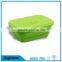 Elegant Fashionable & common use stackable silicone collapsible lunch box-microwave safe