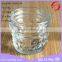 Fancy 125ml mini glass jar for jam with metal lid