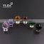1 3/8 inch clear zinc base specialty drawer glass crystal knobs