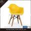 Modern wood legs cheap kids plastic chairs