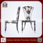 modern elegant wedding stainless steel dining chair