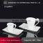Factory custom wholesale high quality ceramic cup and saucer