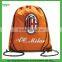 Custom Polyester Drawstring Bag, for promotion and gift