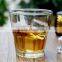 transparent plastic octagonal drinking glass