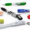 Creative Colorful Crystal Pen usb memory Plastic transparent USB Pen sticks Christmas promition gift with your logo